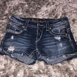 Rock Revival Distressed Shorts
